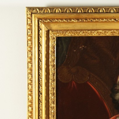 Portrait Of Pope Pius VI Oil On Canvas 18th Century