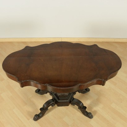 Small English Table Walnut Italy 19th Century