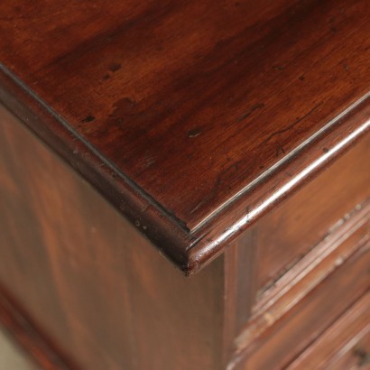 Chest of Drawers Walnut and Silver Fir Italy 18th Century