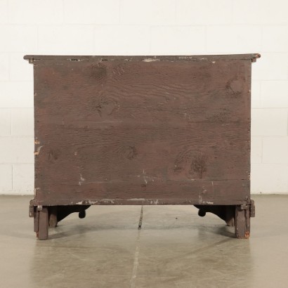 Chest of Drawers Walnut and Silver Fir Italy 18th Century