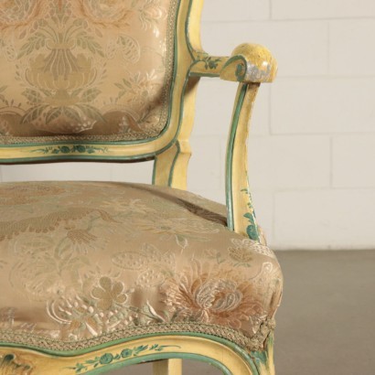 Paire de Fauteuils Style Baroque Tardif Italie '900