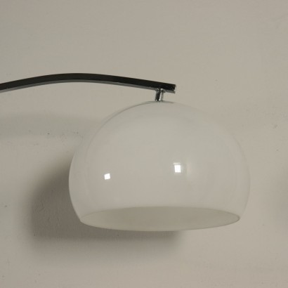 Lamp Marble Chromed Metal Methacrylate Italy 1960s 1970s