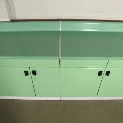 Kitchen Metallic Enamelled Italy 1960s Italian Production