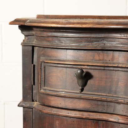 Barocchetto Cupboard Walnut Bronze Italy 18th Century