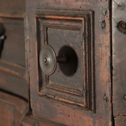 Barocchetto Cupboard Walnut Bronze Italy 18th Century