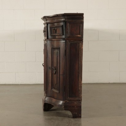 Barocchetto Cupboard Walnut Bronze Italy 18th Century