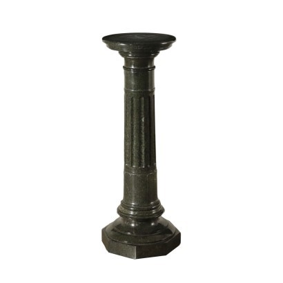 Colonna in Marmo Verde Serpentino