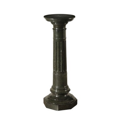 antiquariato, colonna, antiquariato colonna, colonna antica, colonna antica italiana, colonna di antiquariato, colonna neoclassica, colonna del 800,Colonna in Marmo Verde Serpentino