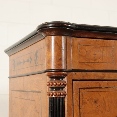 Chest Of Drawers Charles X Fir Maple Italy Second Quarter 19th Century