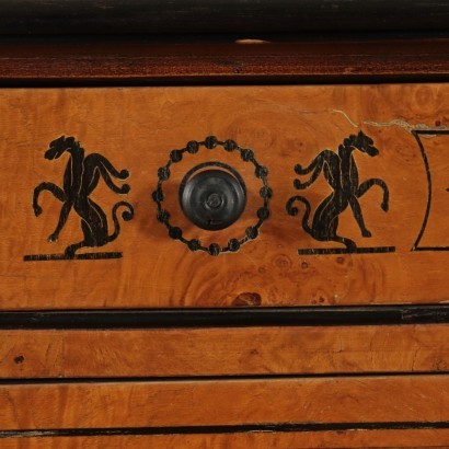 Chest Of Drawers Charles X Fir Maple Italy Second Quarter 19th Century