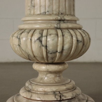 White Marble Column 20th Century