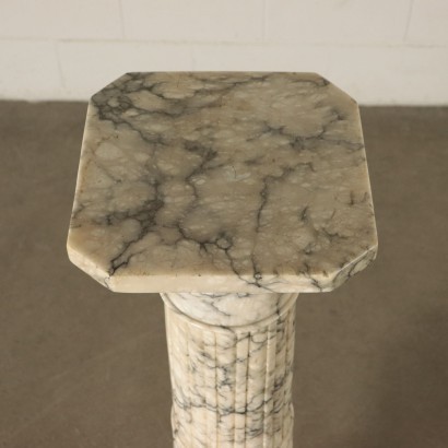 White Marble Column 20th Century