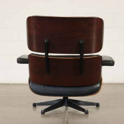 Charles And Ray Eames Swivel Armchair Wood Aluminum Leather 1960s 1970