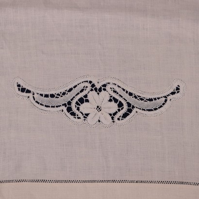 Pair of Towels with Cantù Lace
