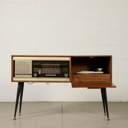 modernariato, modernariato di design, elettronica, elettronica modernariato, elettronica di modernariato, elettronica italiana, elettronica vintage, elettronica anni '60, elettronica design anni 60,Impianto Radio Giradischi Anni 60