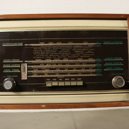 modernariato, modernariato di design, elettronica, elettronica modernariato, elettronica di modernariato, elettronica italiana, elettronica vintage, elettronica anni '60, elettronica design anni 60,Impianto Radio Giradischi Anni 60