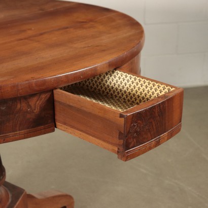 Empire Table Walnut Italy19th Century