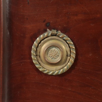 Inlaid North European Drop-Leaf Secretaire Marple Cherry 19th Century