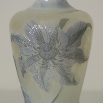 Gallé's Style Vase Glass France 20th Century