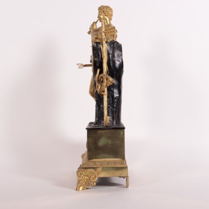 Charles X Table Clock Gilded Bronze France 19th Century