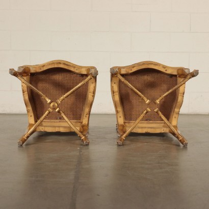 Paar stühle im Rokoko-Stil Buche Frankreich XIX-XX Jhd