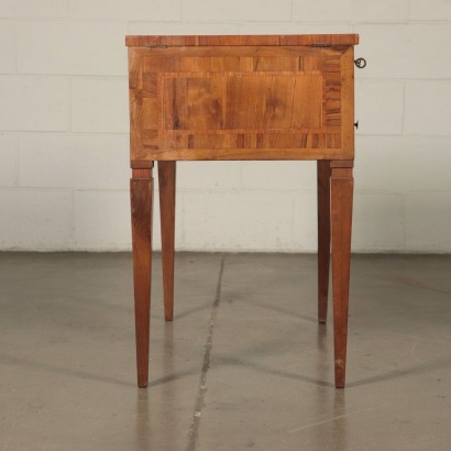 Neo-Classical Revival Desk Walnut Veneer Italy 20th Century