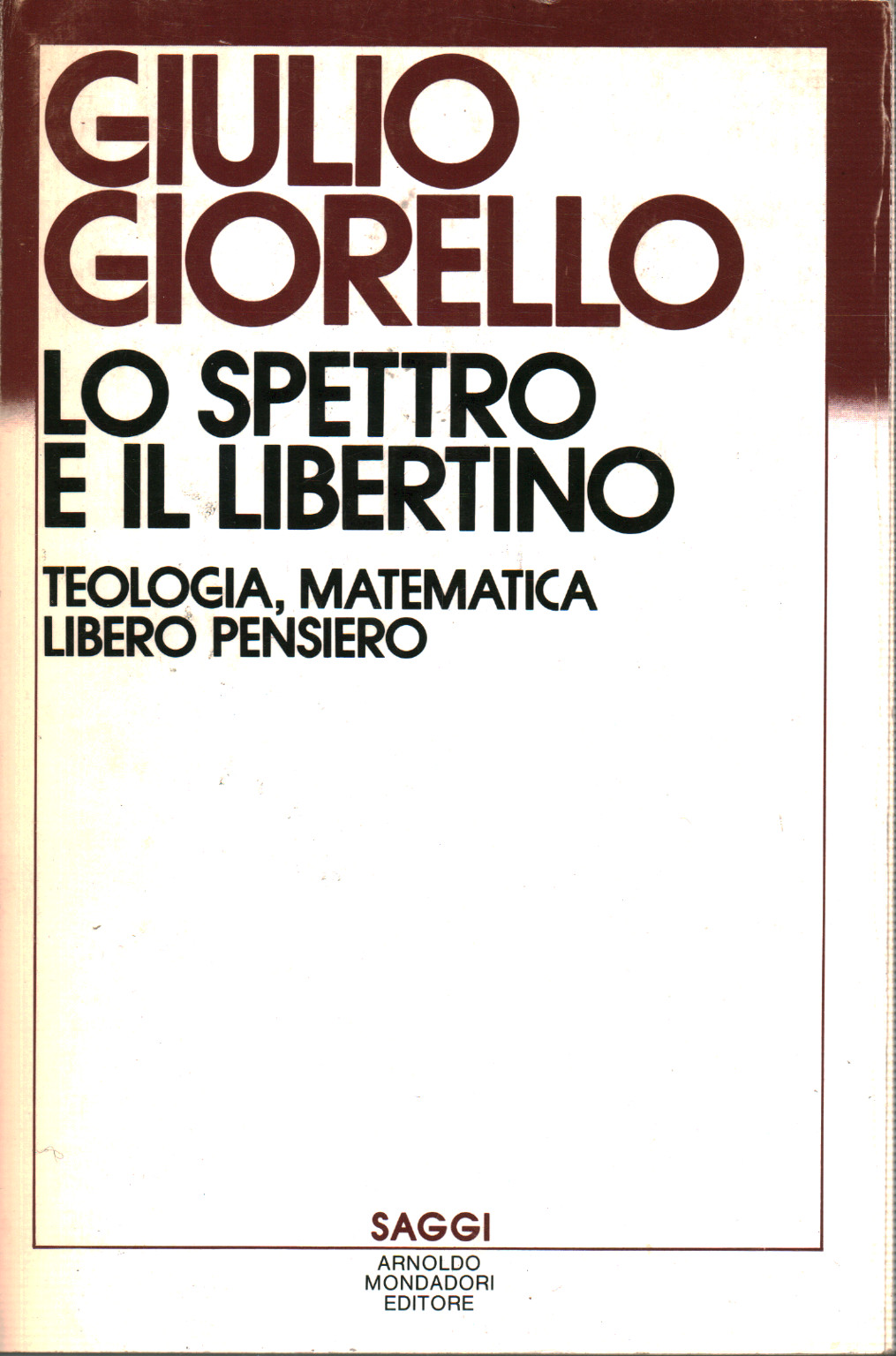 Lo spettro e il libertino, s.a.