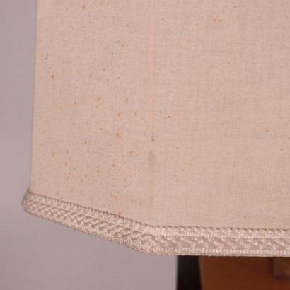 Lamp Brass Fabric Laminate Italy 1960s 1970s