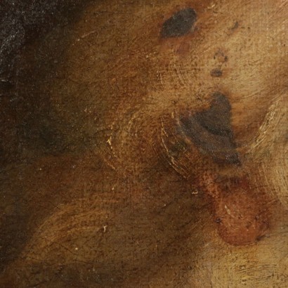 Face Of Profet Oil On Canvas Italian School 18th Century