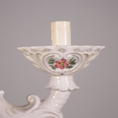 Capodimonte Chandelier Ceramic Italy 20th Century