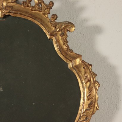 Barocchetto's Style Mirror Veneto Italy 18th Century