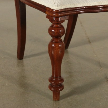 Group Of Four Chairs Victorian Mahogany England Mid 19th Century