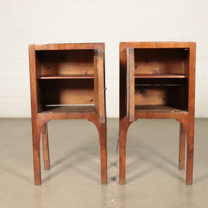 Pair Of Neo-Classical Bedside Tables Cherry Almond Tree Italy Late 700