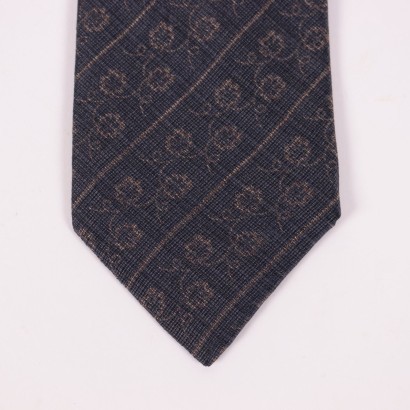 Emporio Armani Tie With Floral Print Silk