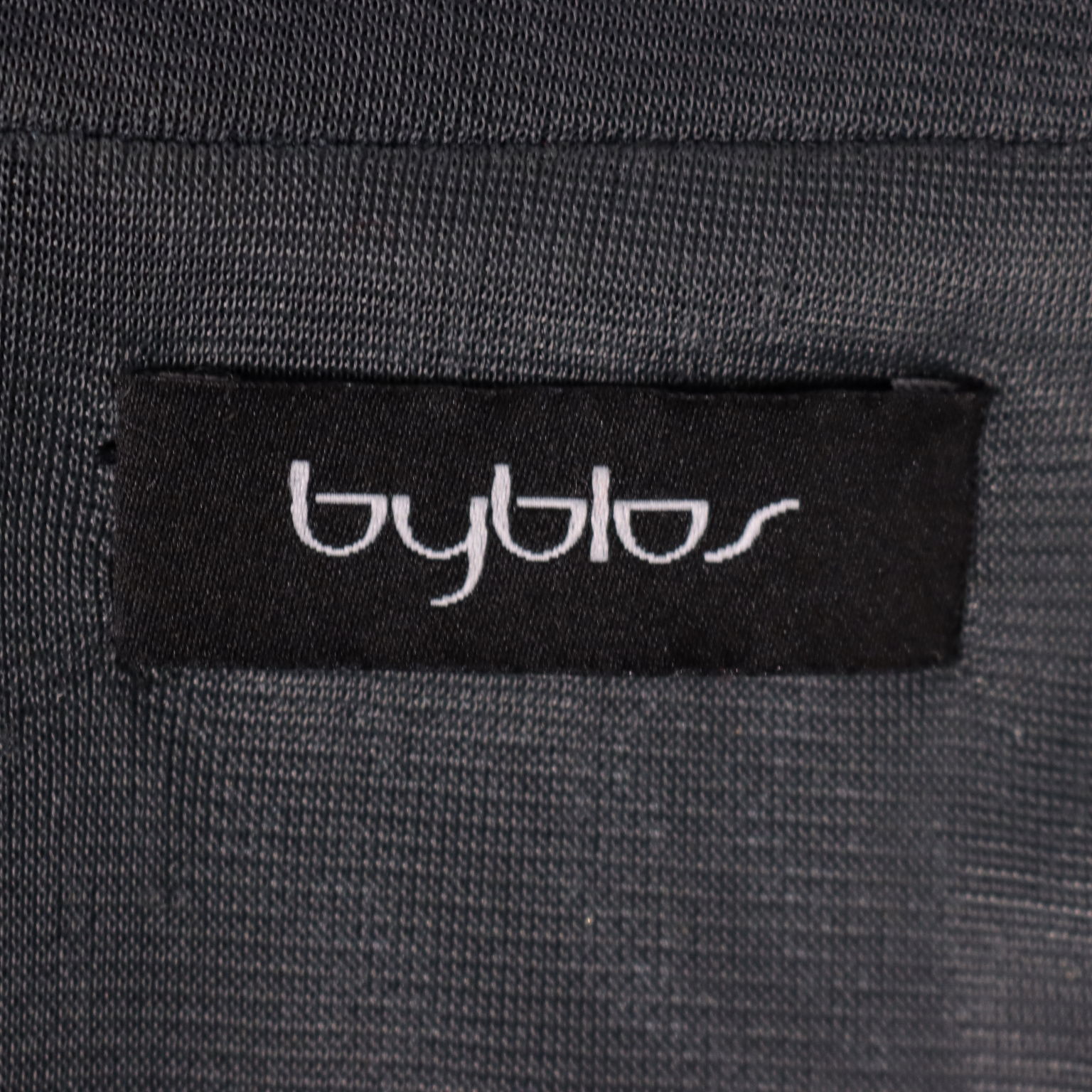 ORIGINALE BELLISSIMO BLU BYBLOS nero a righe abito taglia IT 44 