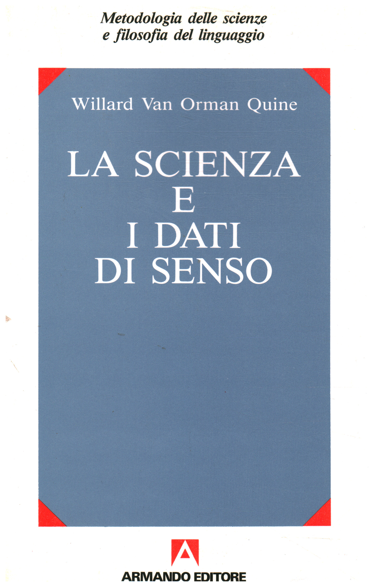 Science and sense data, W.V. Quine