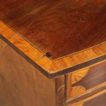 Chest Of Drawers Mahogany Maple Ebony Sessile Oak England Late 1800