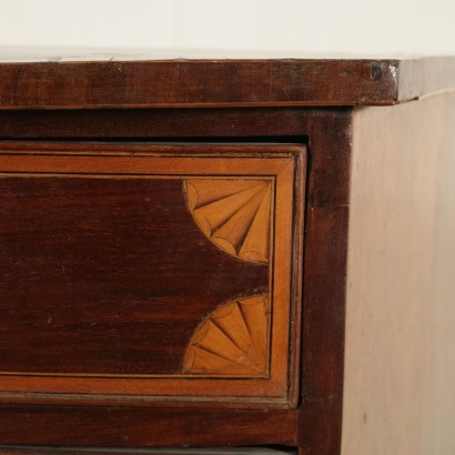 Chest Of Drawers Mahogany Maple Ebony Sessile Oak England Late 1800