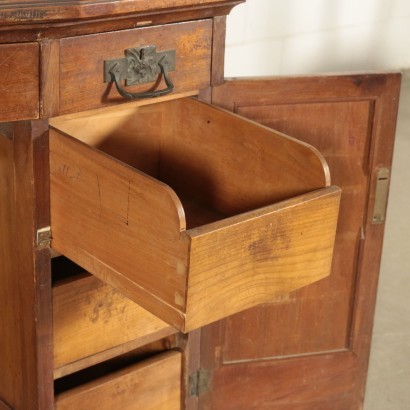 Liberty Desk with Swivel Armachair Mahogany Italy 20th Century