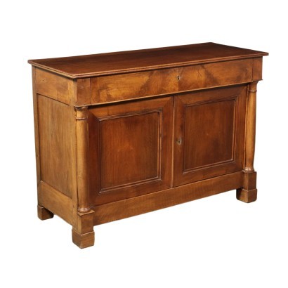 French Napoleon III Cupboard Walnut France 19th Century