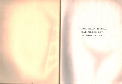 Storia della tecnica dal Medio evo ai nostri giorni