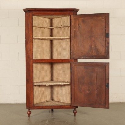 Corner Cabinet Cherry Italy 19th Century