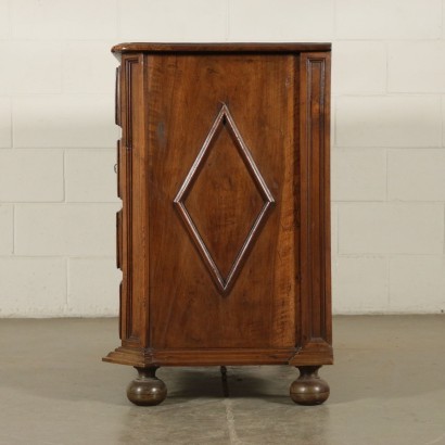 Piedmontese Chest of Drawers Walnut Italy 18th Century