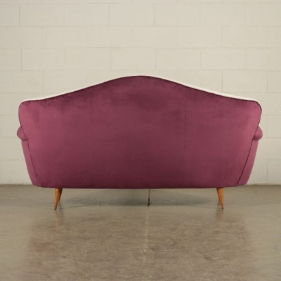 Sofa Spring Foam Velvet Italy 1950s