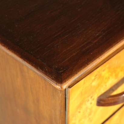 Bar Cabinet Walnut And Burl Veneer Italy 1930s 1940s