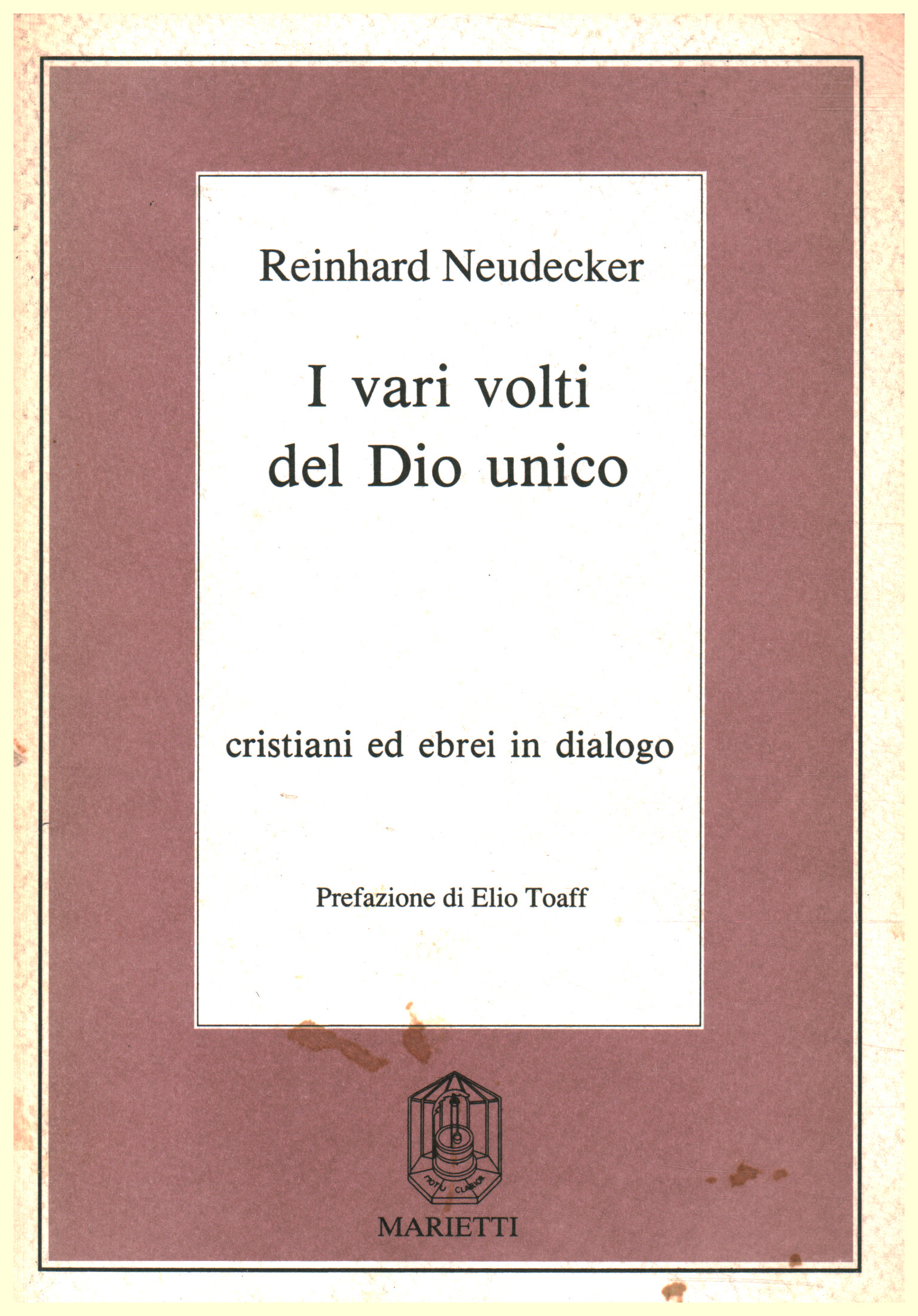 I vari volti del Dio unico, Reinhard Neudecker