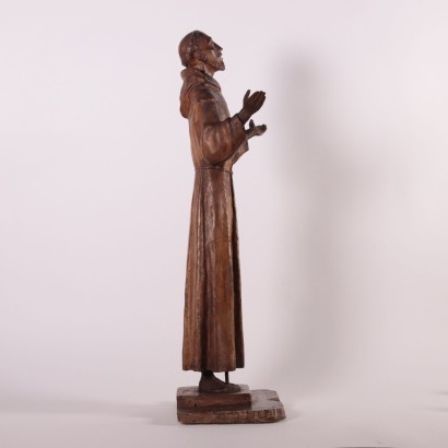 Statue Representing St. Francisco Gypsum 1930s