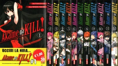 Akame ga kill! Sequenza completa (12 volumi)