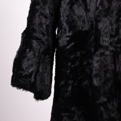 Vintage Bleck Faux Fur Italy 1970s