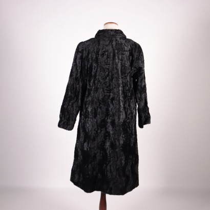 Vintage Bleck Faux Fur Italy 1970s